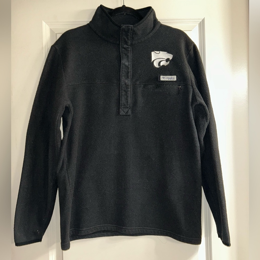 Kansas State Sigma Kappa Columbia Black Quarter-Zip Fleece
